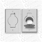 flush mount/foor inlet valves white