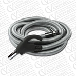 30 ft. low voltage central vacuum hose with on/off switch
